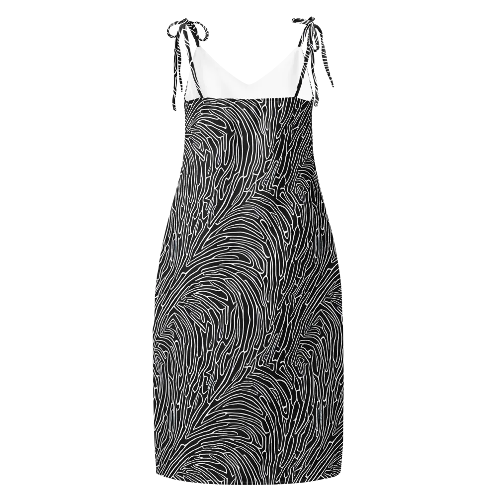 Acconci Waves on Slip Dress — Back