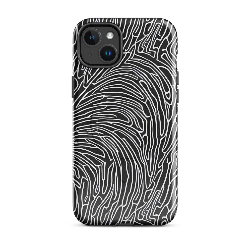 Acconci Waves on MagSafe Tough Case for iPhone® — Front
