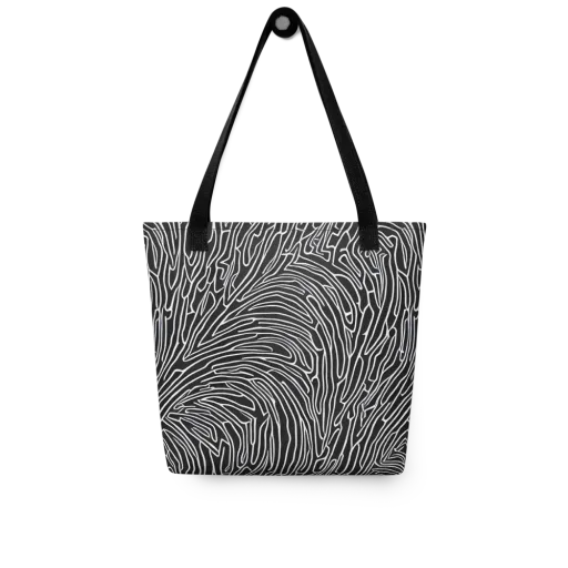 Acconci Waves on a Tote Bag
