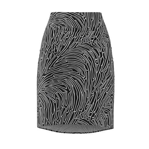 Acconci Waves on a Pencil Skirt