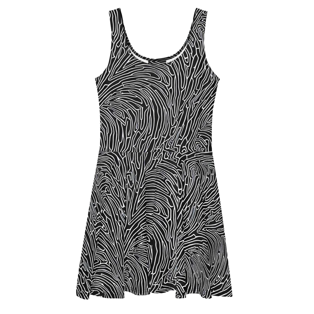 Acconci Waves on Skater Dress — Front
