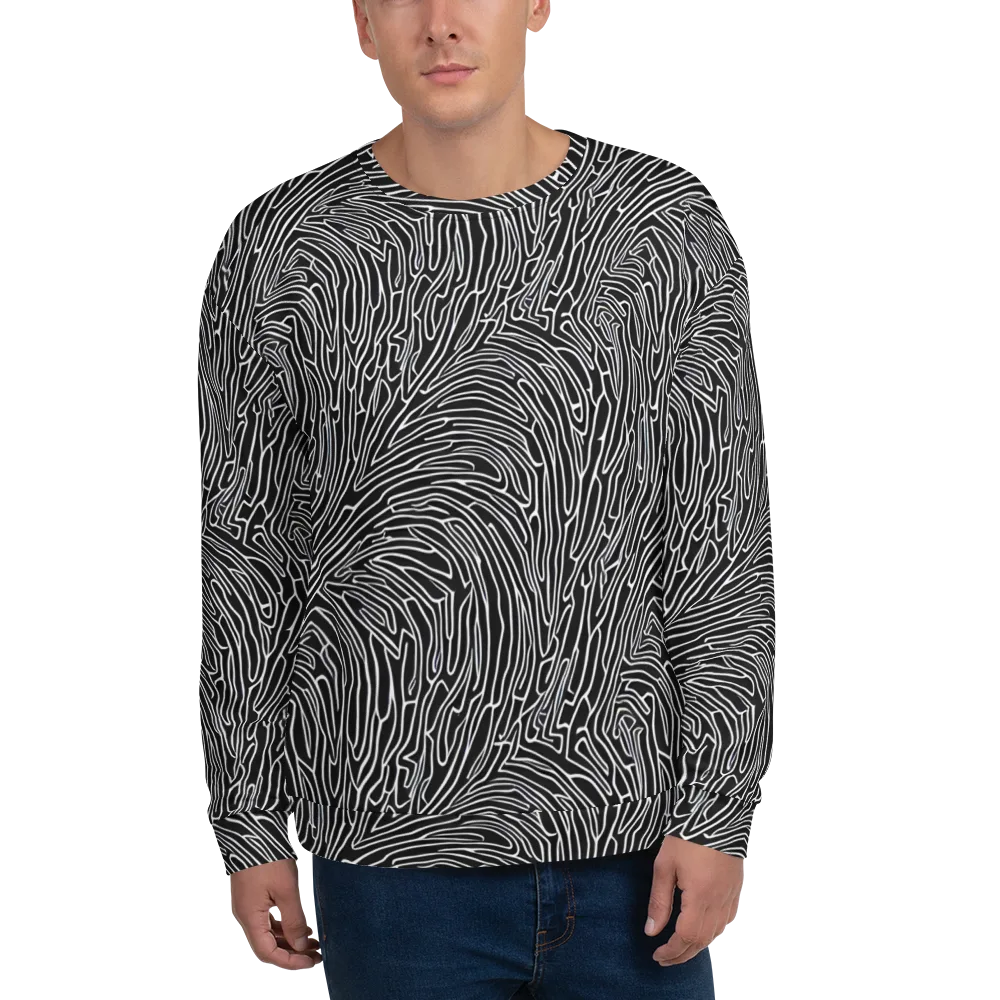 Acconci Waves on Sweatshirt — Front