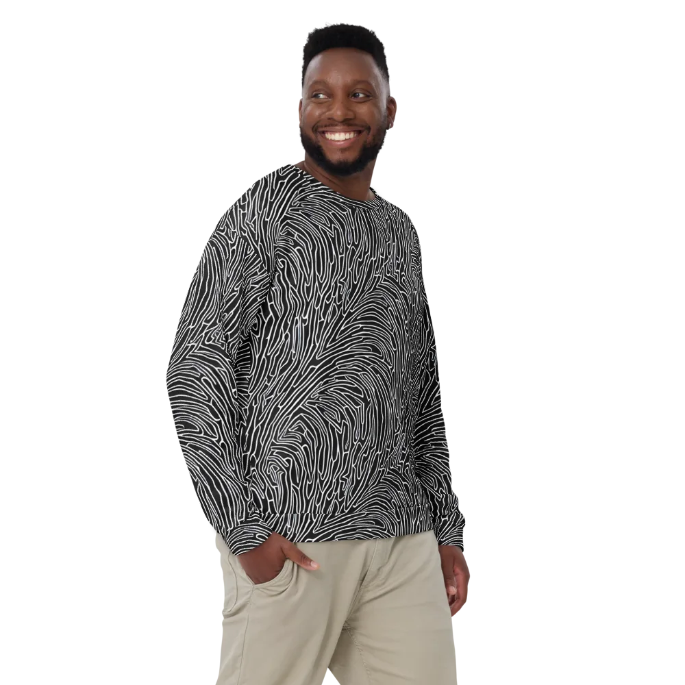 Acconci Waves on Sweatshirt — Front