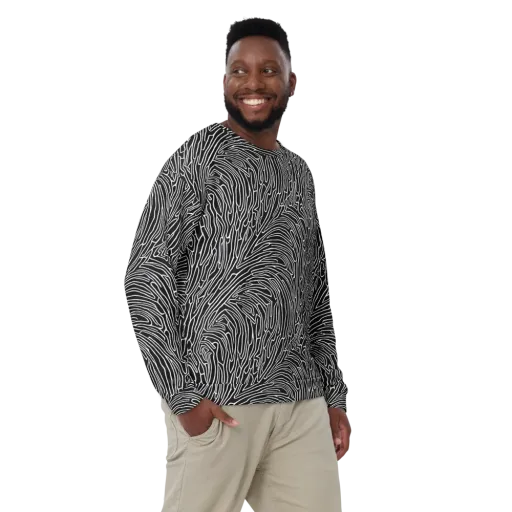 Acconci Waves on a Sweatshirt