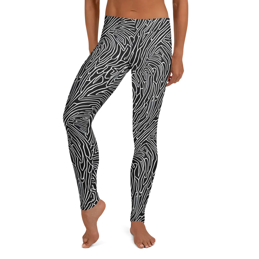Acconci Waves on Leggings — Front
