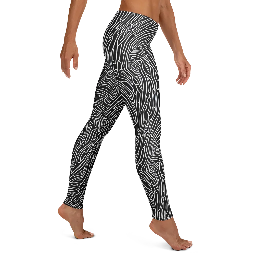 Acconci Waves on Leggings — Right