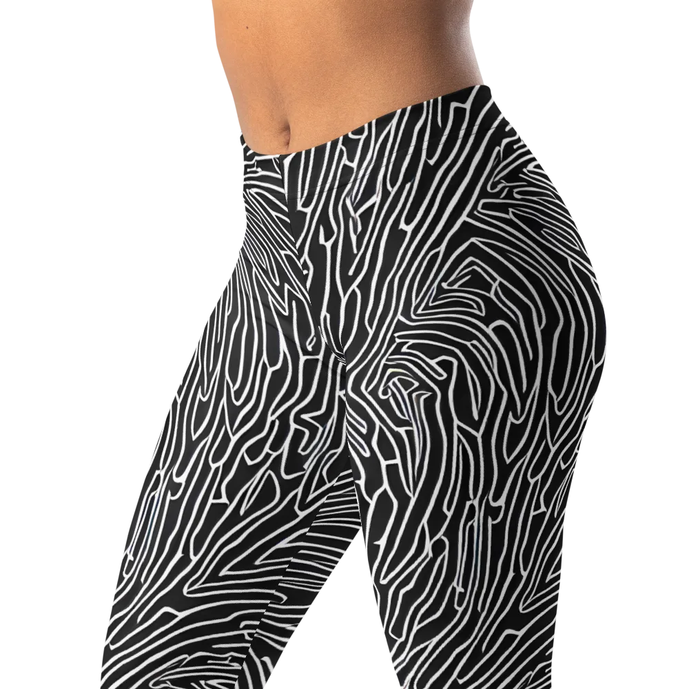 Acconci Waves on Leggings — Left Front