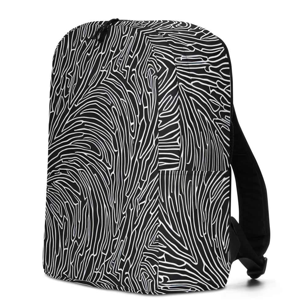 Acconci Waves on Minimalist Backpack — Left