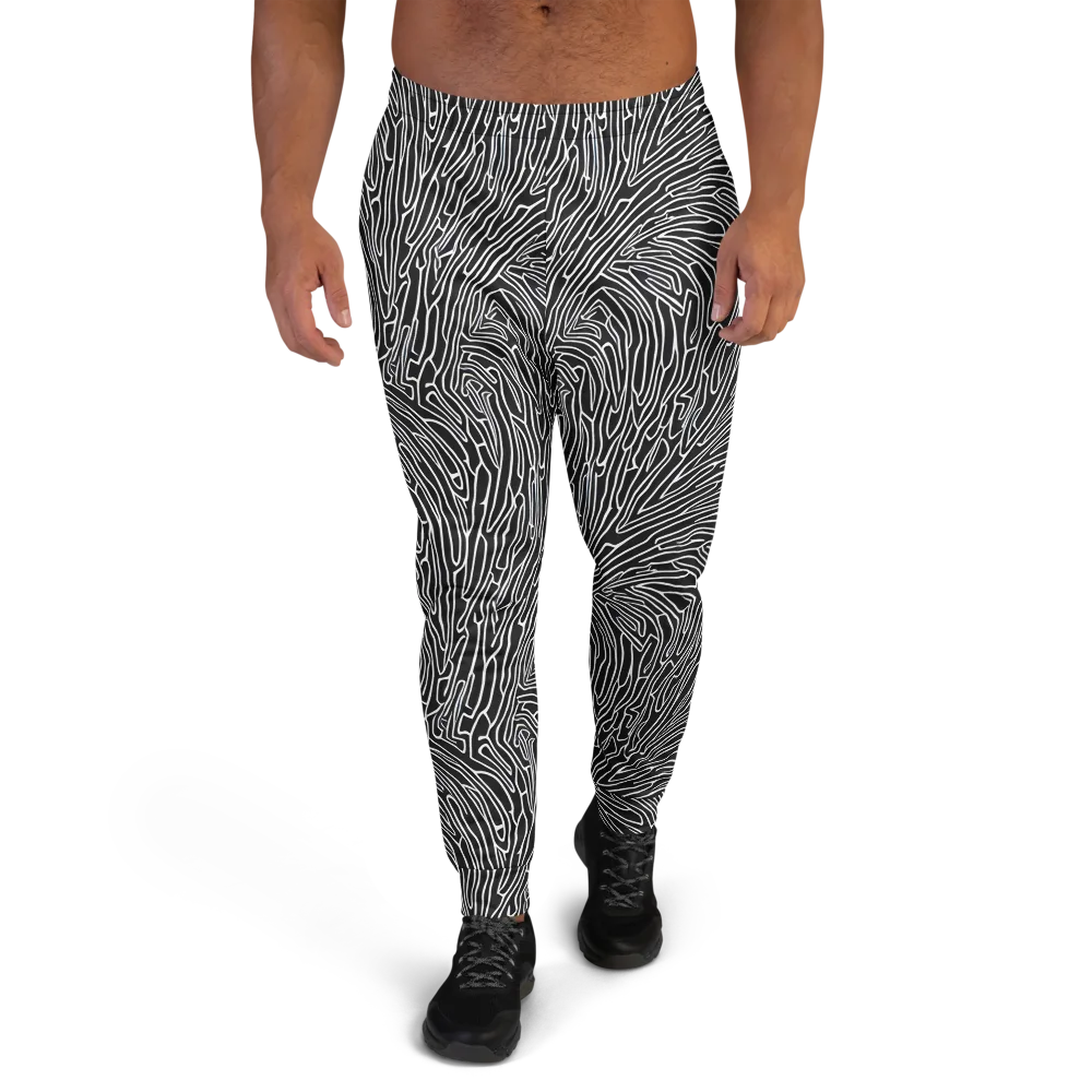 Acconci Waves on Men's Joggers — Front