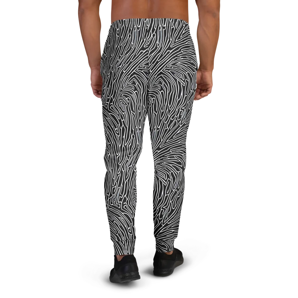 Acconci Waves on Men's Joggers — Back