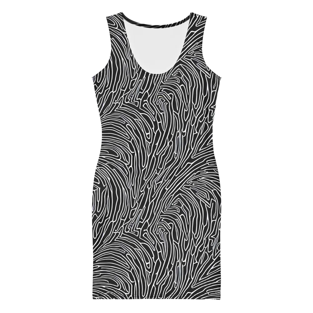 Acconci Waves on Bodycon Dress — Front