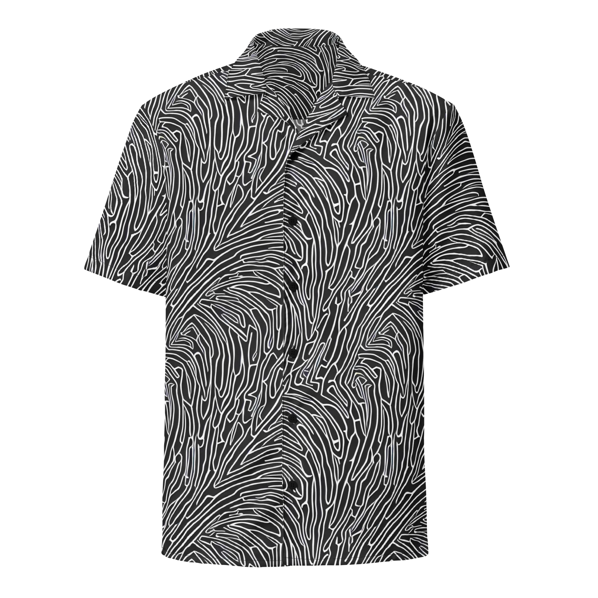 Acconci Waves on Button Shirt — Front