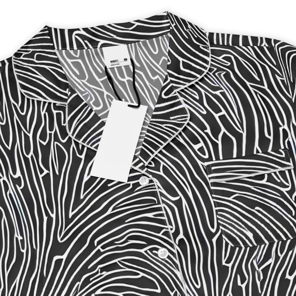 Acconci Waves on Women's Short Sleeve Pajama Top — Product details