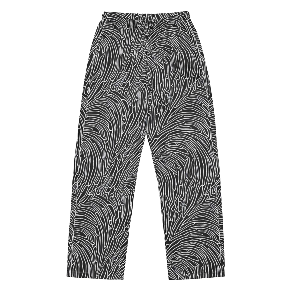 Acconci Waves on Women's Pajama Pants — Front