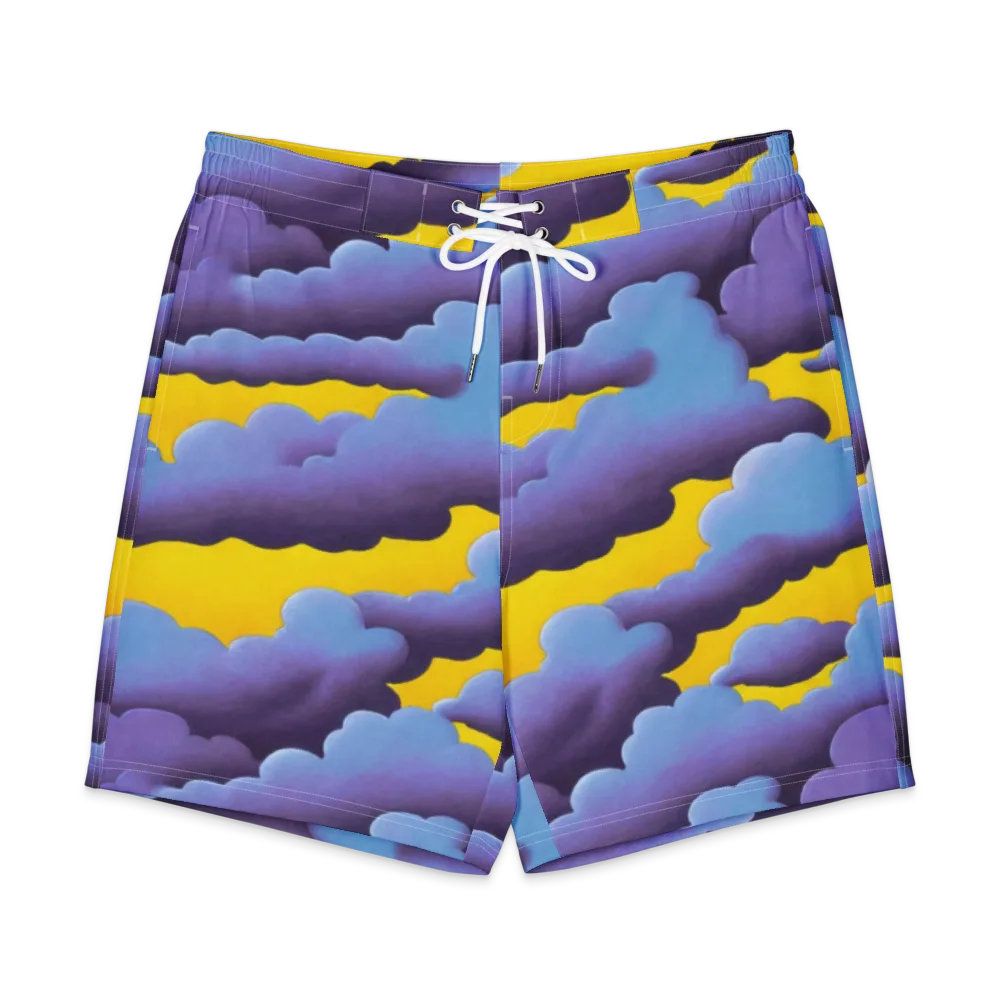 Electric Storm on Men's Board Shorts — Front