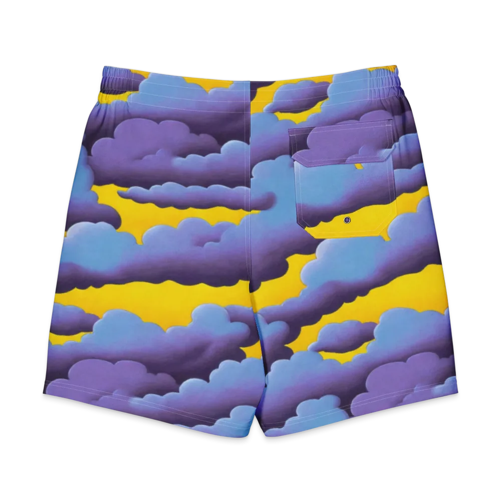 Electric Storm on Men's Board Shorts — Back