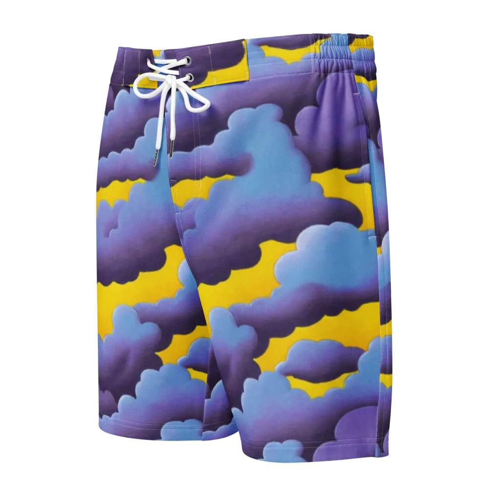 Electric Storm on Men's Board Shorts — Front