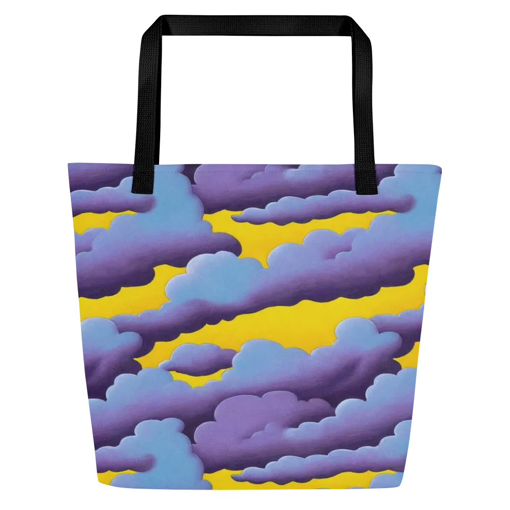 Electric Storm on Large Tote Bag W/ Pocket — Front