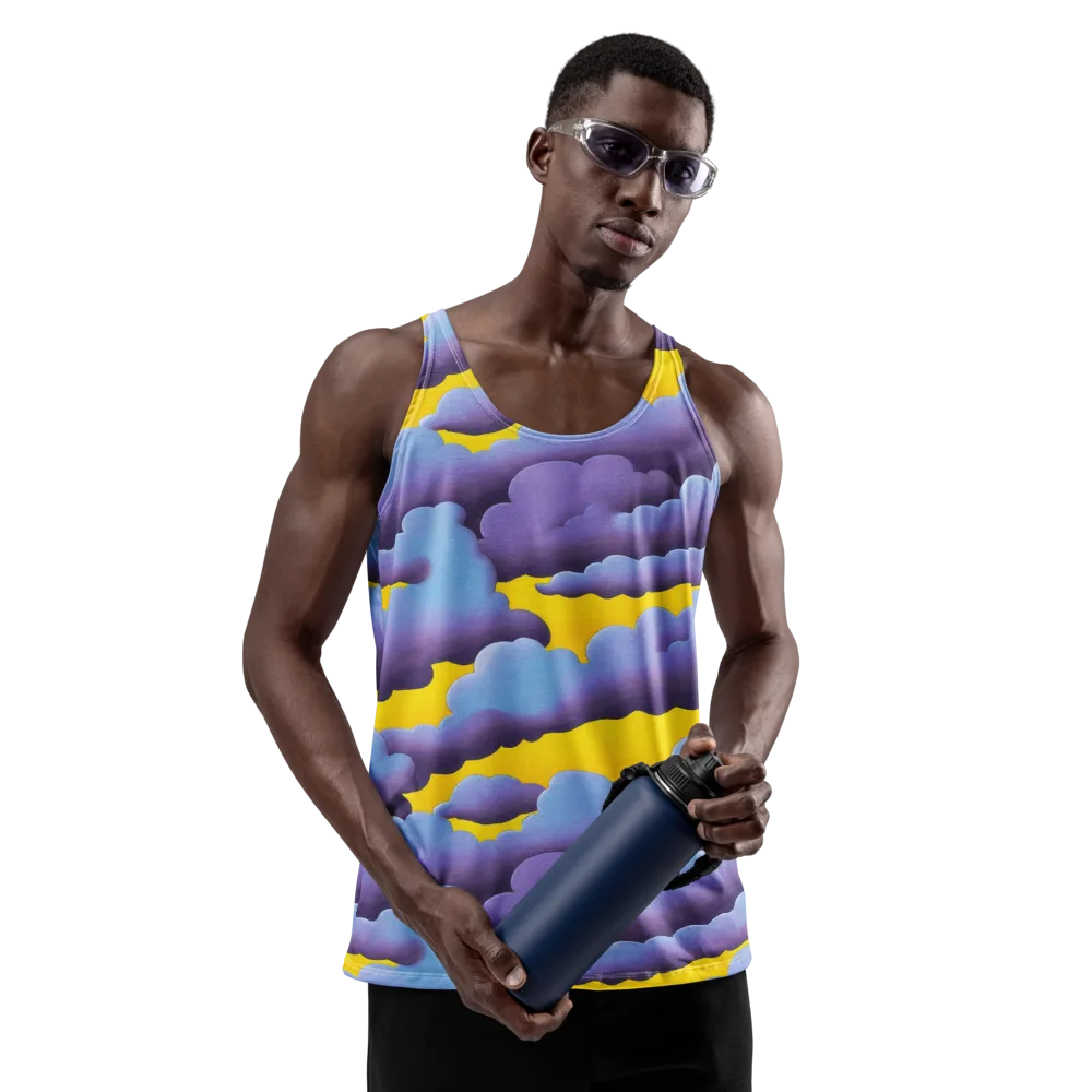 Electric Storm on Men's Tank Top — Front