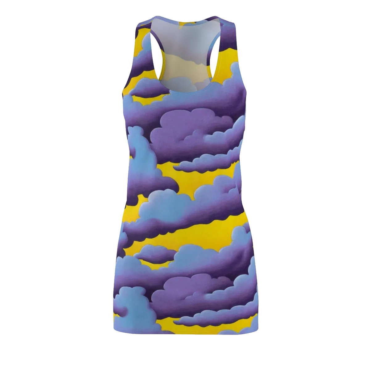 Electric Storm on Racerback Dress — Front