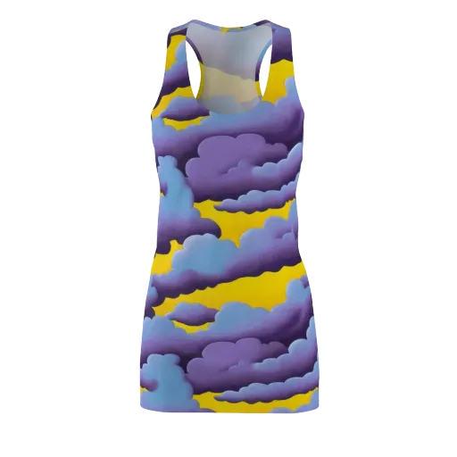 Electric Storm on a Racerback Dress