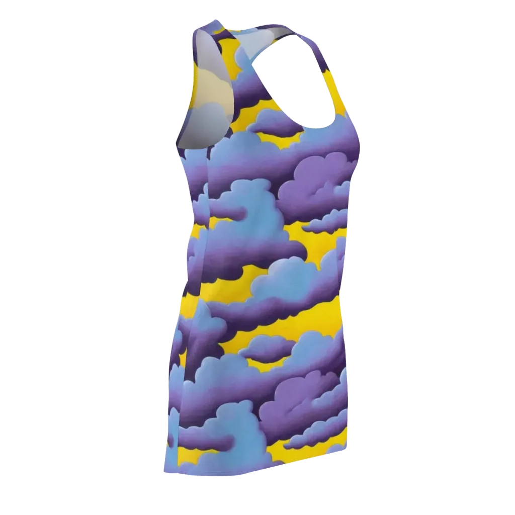 Electric Storm on Racerback Dress — Front Side