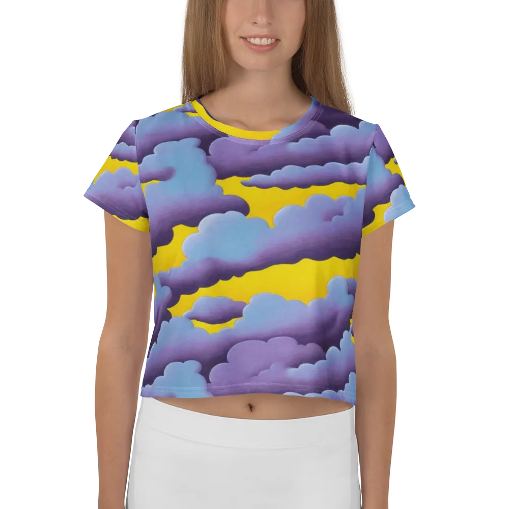 Electric Storm on Crop Tee — Front