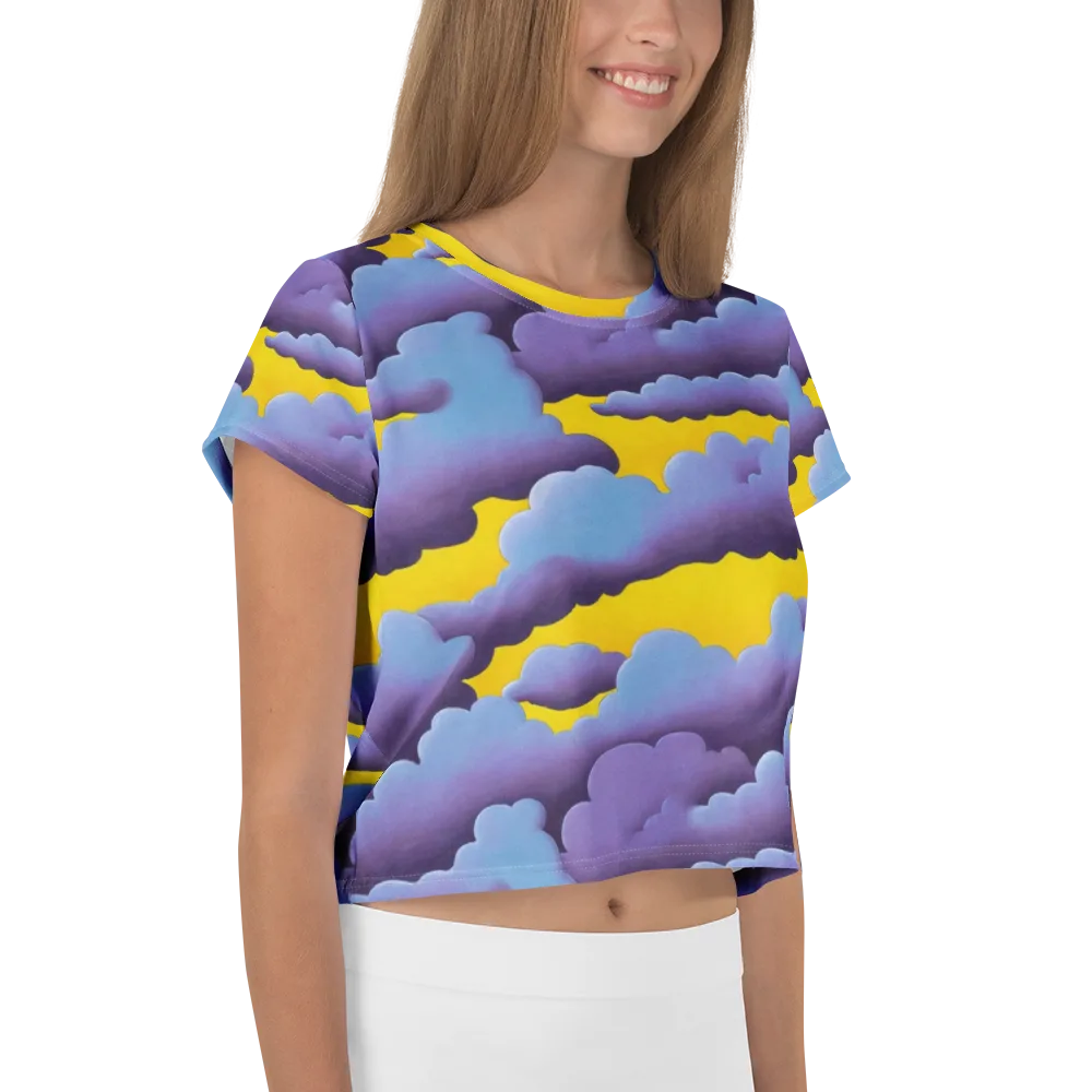 Electric Storm on Crop Tee — Right