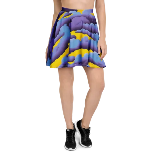 Electric Storm on a Skater Skirt