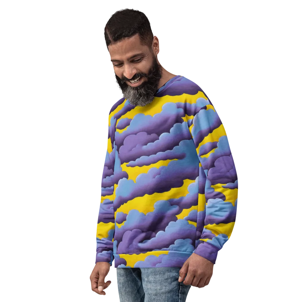 Electric Storm on Sweatshirt — Left Front