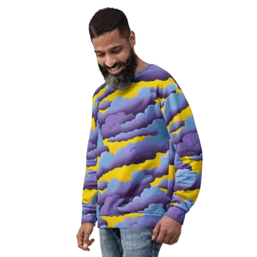 Electric Storm on a Sweatshirt