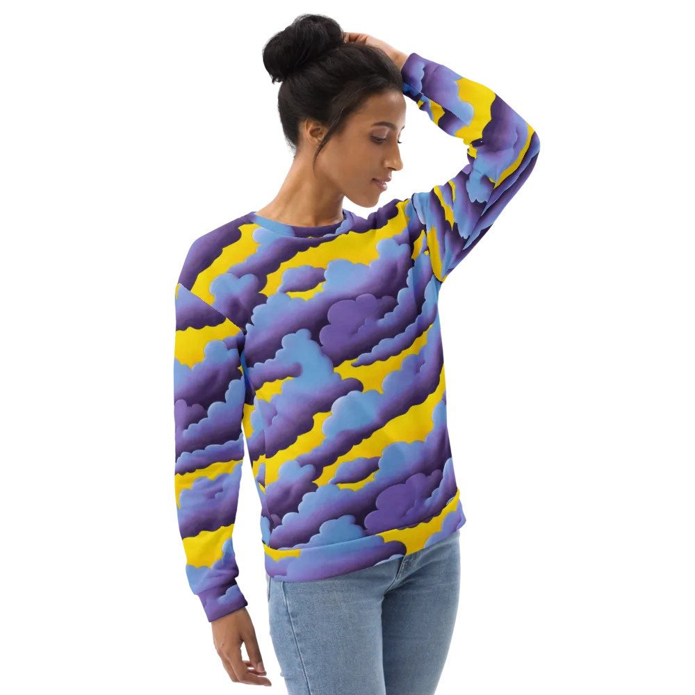 Electric Storm on Sweatshirt — Right Front