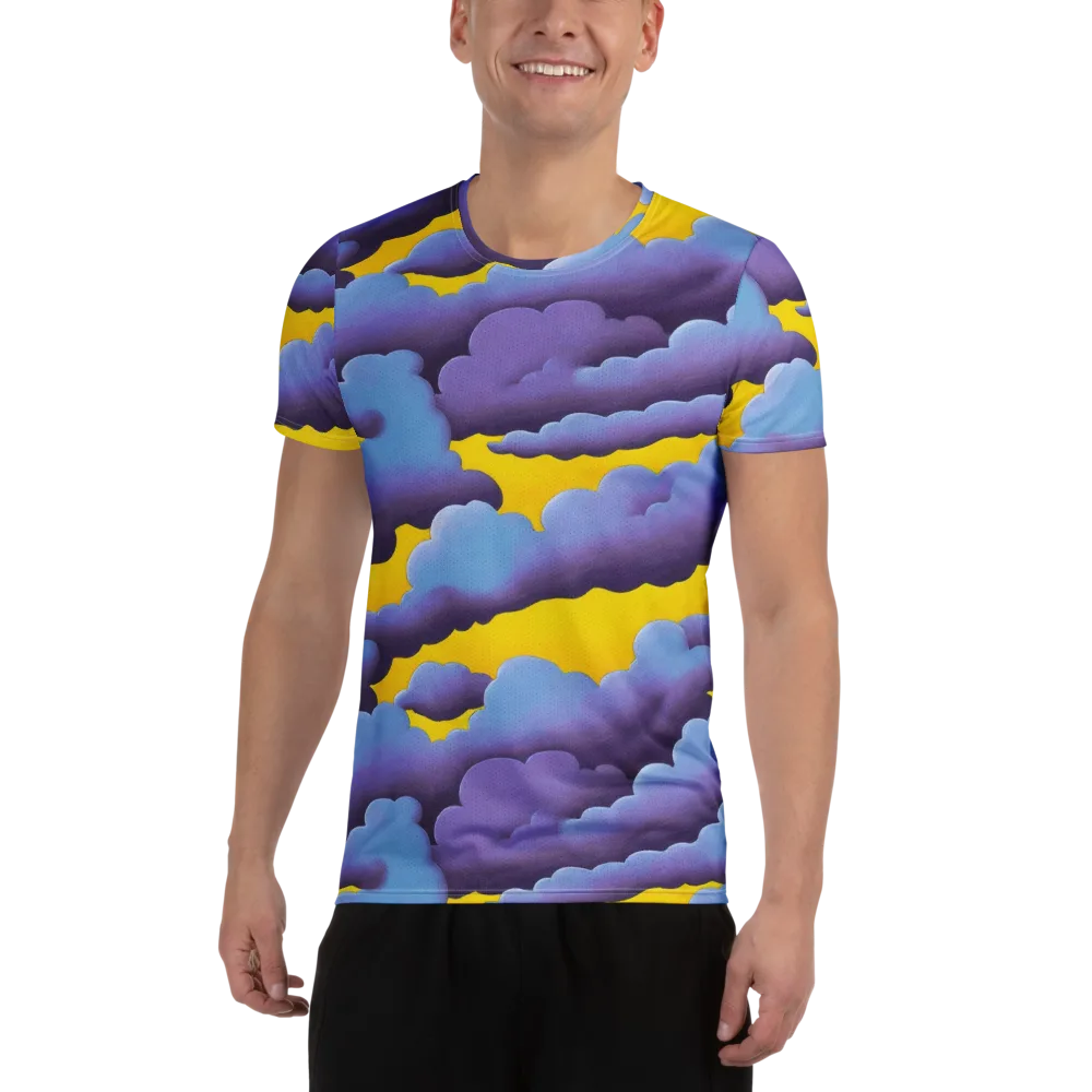 Electric Storm on Men's Athletic T-Shirt — Front