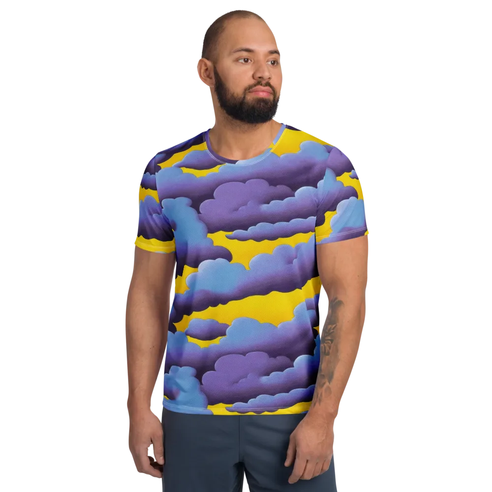 Electric Storm on Men's Athletic T-Shirt — Front