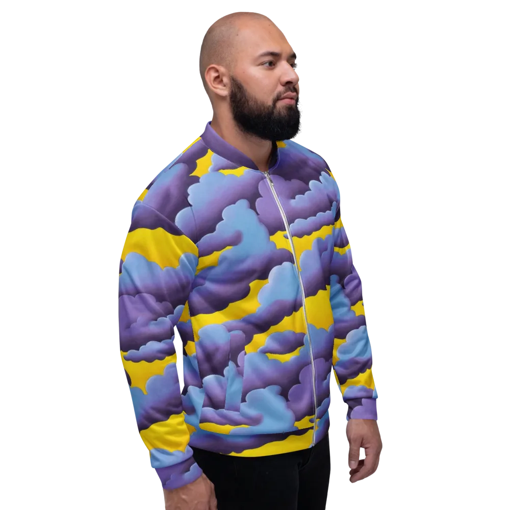 Electric Storm on Bomber Jacket — Right