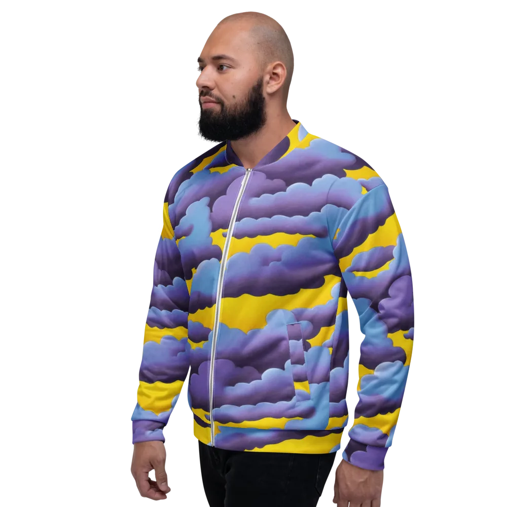 Electric Storm on Bomber Jacket — Left