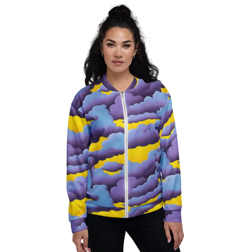 Electric Storm on Bomber Jacket — Front