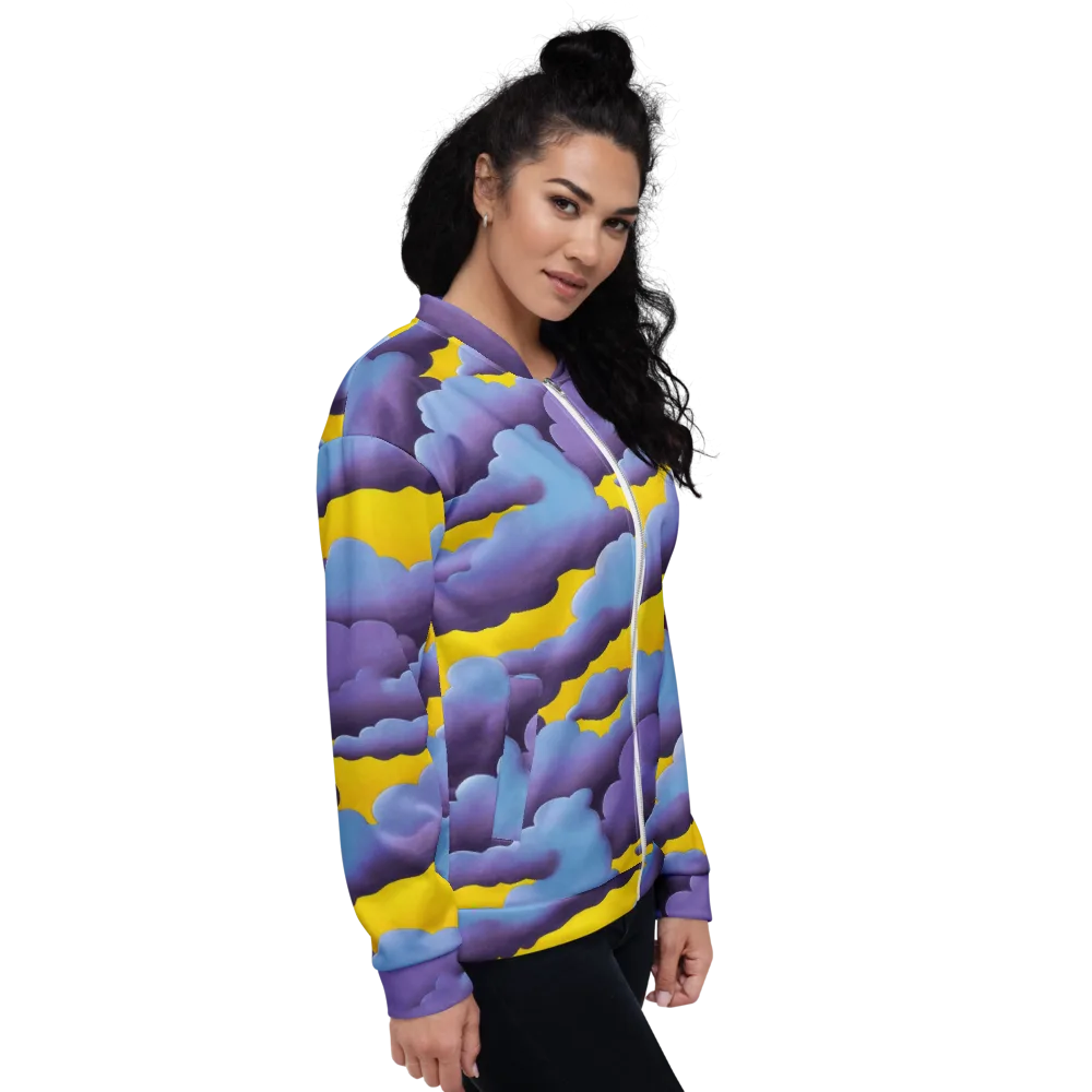 Electric Storm on Bomber Jacket — Right