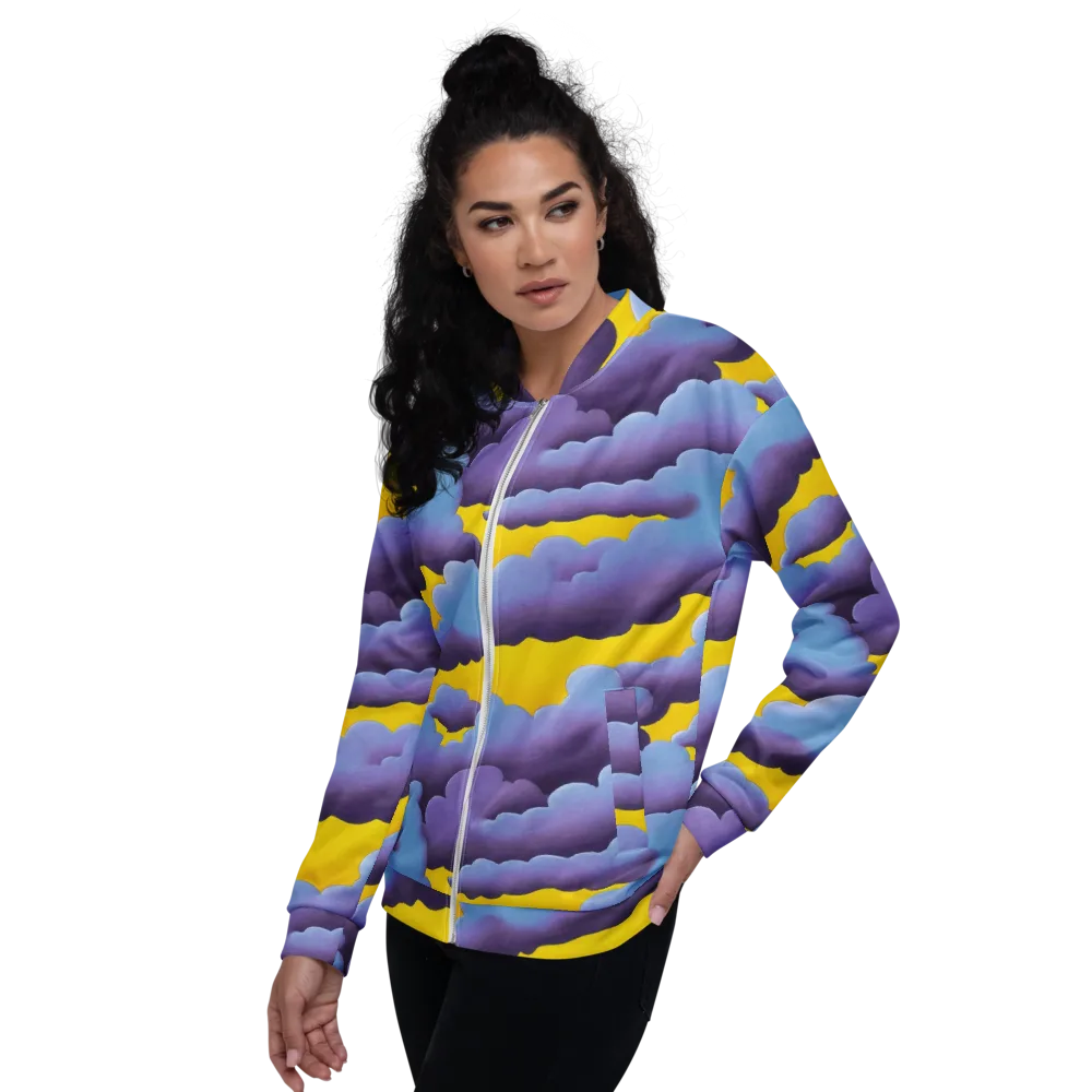 Electric Storm on Bomber Jacket — Left
