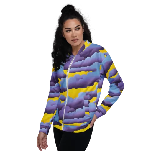 Electric Storm on a Bomber Jacket