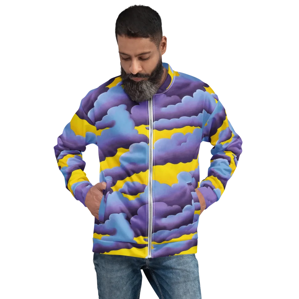Electric Storm on Bomber Jacket — Front