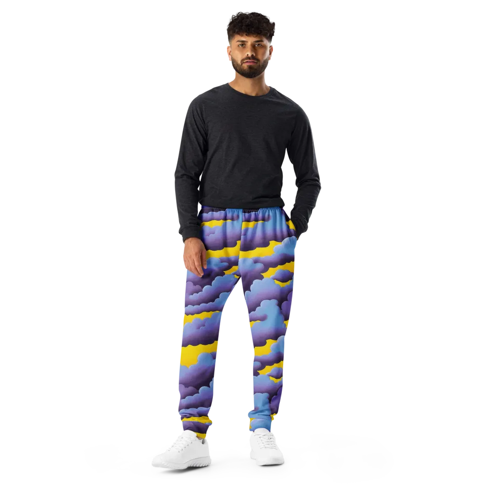 Electric Storm on Men's Joggers — Front