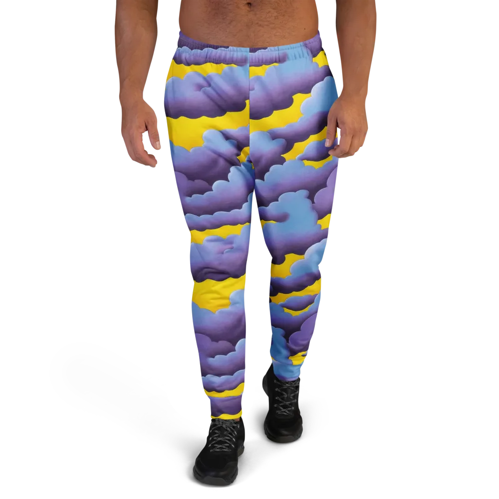 Electric Storm on Men's Joggers — Front