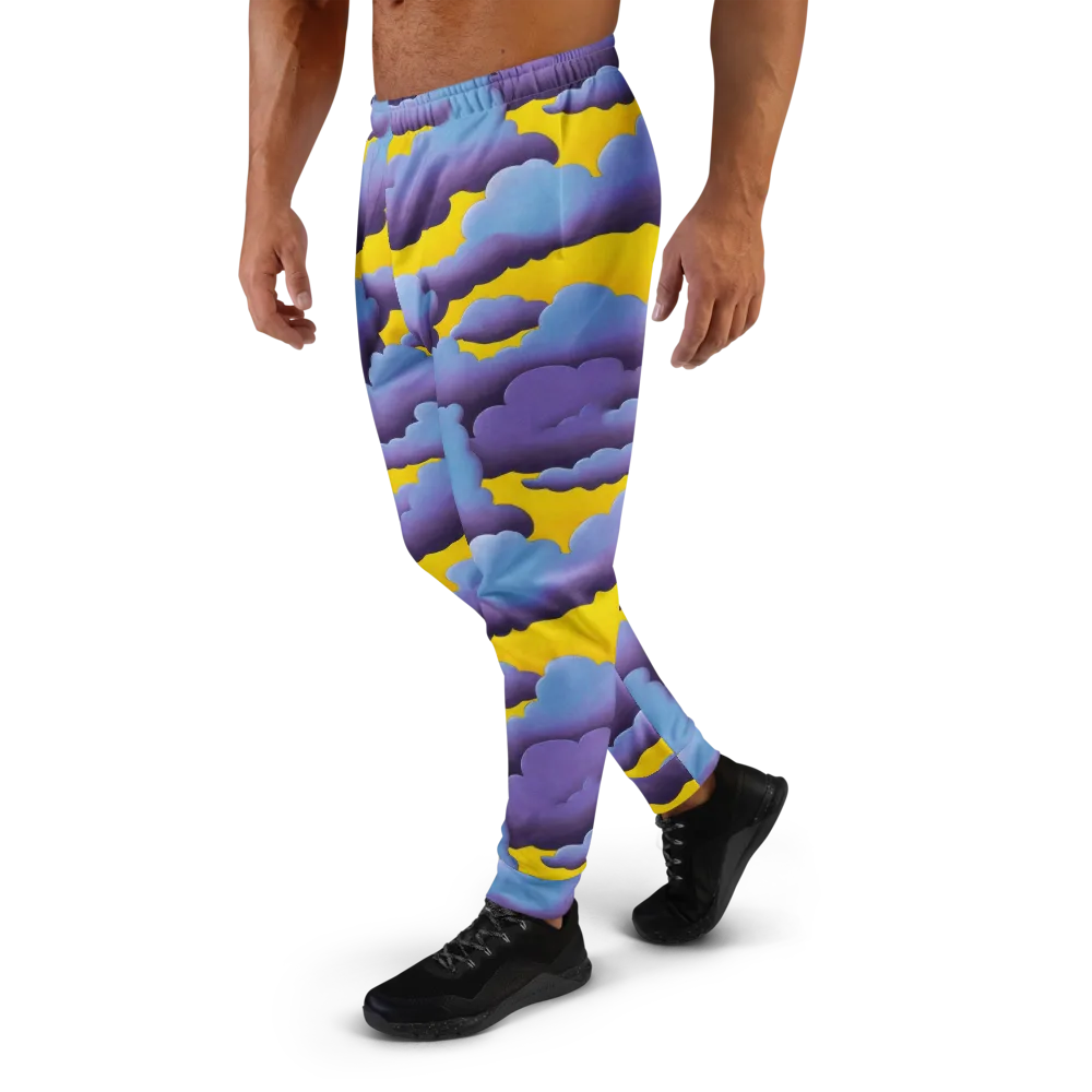 Electric Storm on Men's Joggers — Left