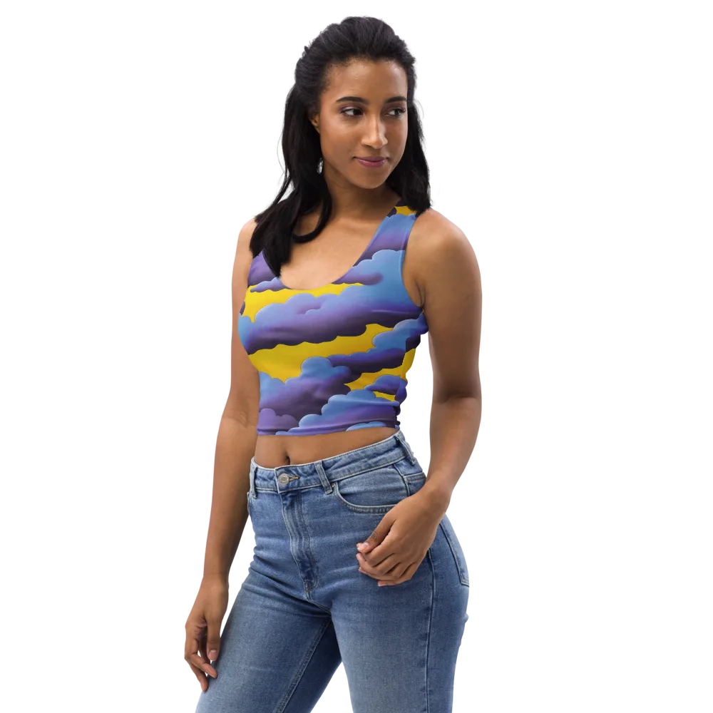 Electric Storm on Crop Top — Left Front