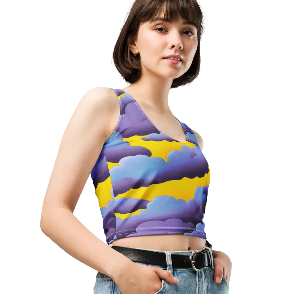 Electric Storm on Crop Top — Right Front