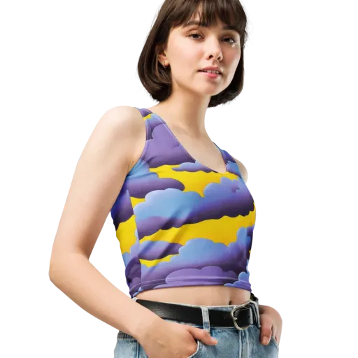 Electric Storm on a Crop Top