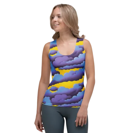Electric Storm on a Women's Tank Top
