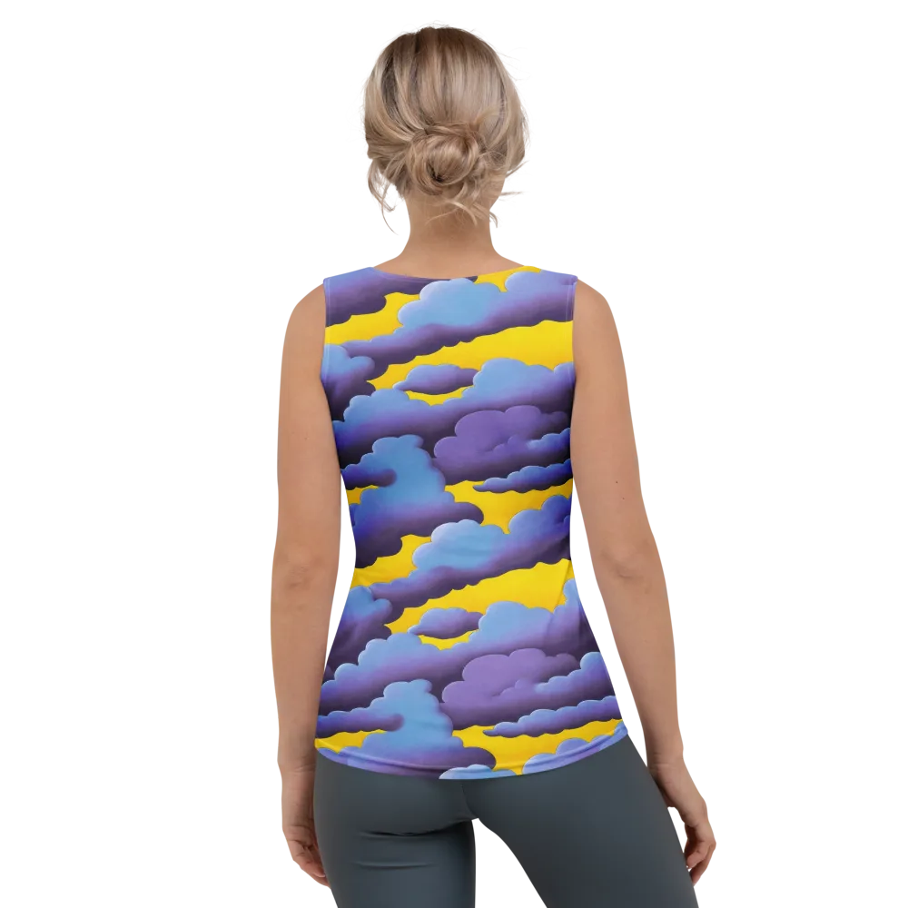 Electric Storm on Women's Tank Top — Back