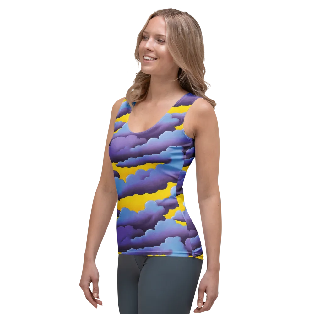 Electric Storm on Women's Tank Top — Left Front